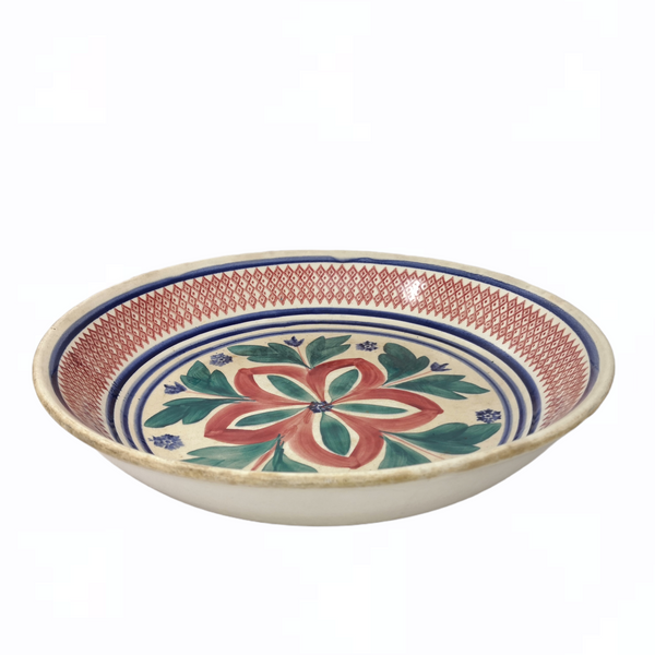 Plato Frutero tipo talavera Decorativo pintado