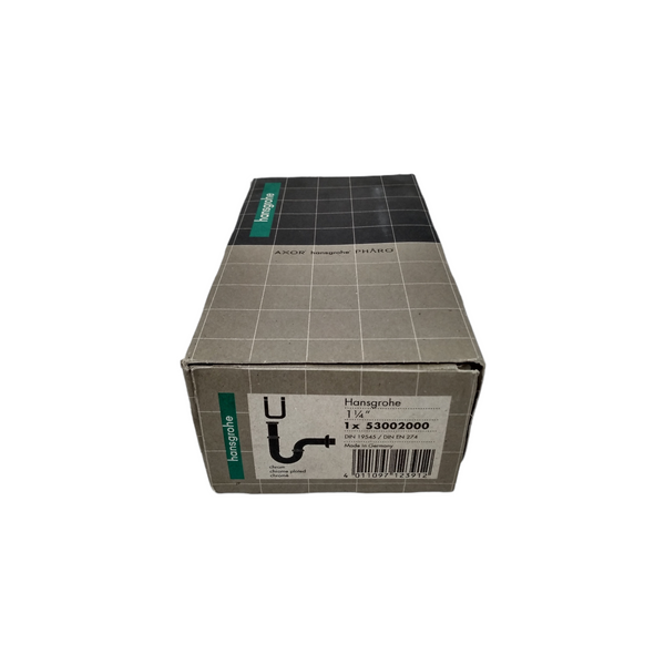 Tuberia cespol 1 ¼” Acero Inox lavabo Hansgrohe 53002000