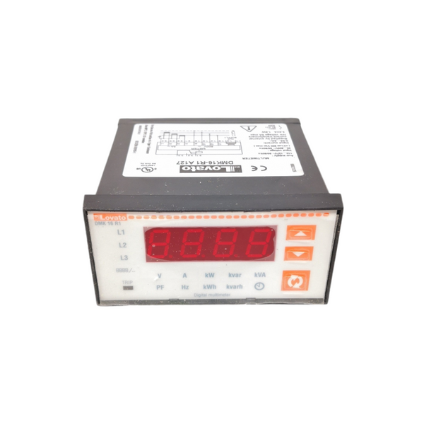 Multimetro Trifasico Industrial led lovato DMK16-R1-A127