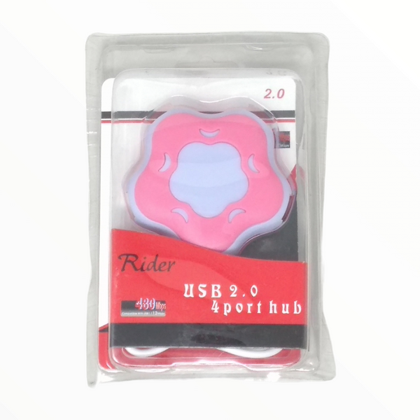 Usb Hub Multiconector Puertos Usb 2.0 Marca Rider Estrella