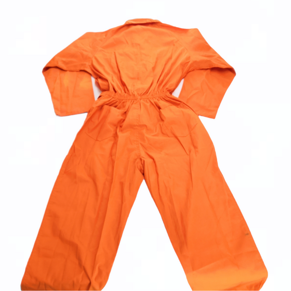 Overol Para Mujer Ropa Trabajo Naranja Mono Seguridad