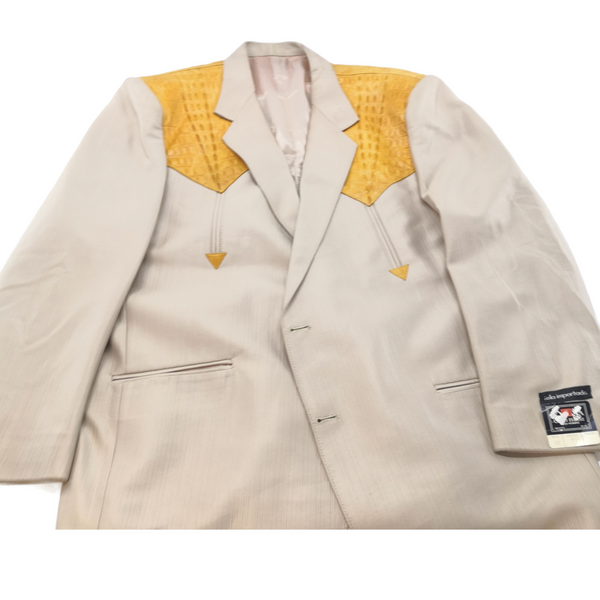 Traje Crazy Horse 2pz Vaquero Elegante Moderno