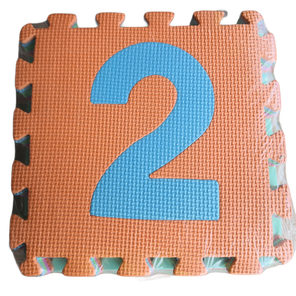 Tapete Foamy Armable 31X31 x .08  Cm Infantil 10 Pza Figuras