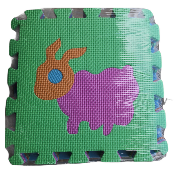 Tapete Foamy Armable 31X31 x .08  Cm Infantil 10 Pza Figuras