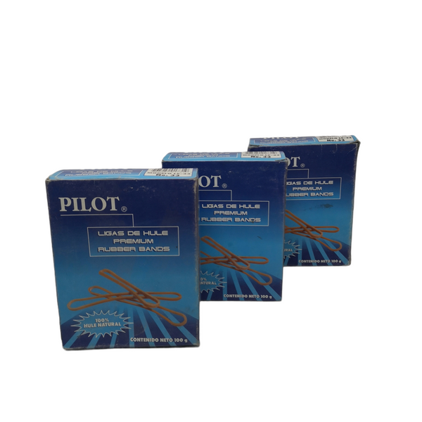 Ligas de Hule Lc-33 Pilot Caja 100 Gramos