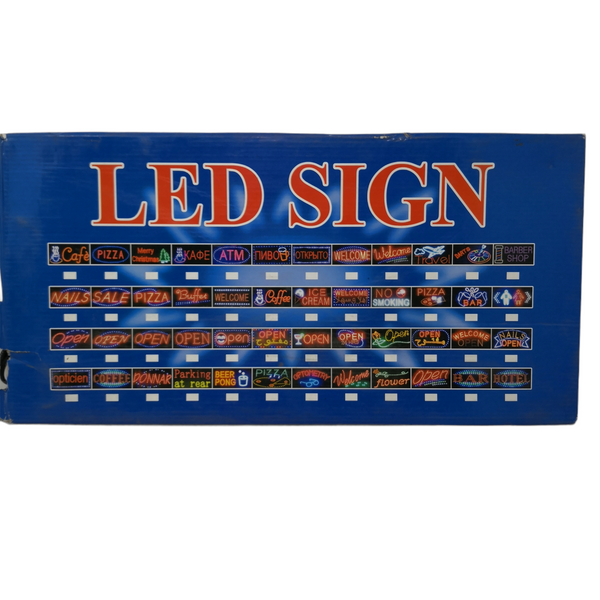 Letrero Para Negocio Luminoso Led 55x33