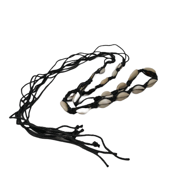 Cinturón Collar Unisex Conchas Marinas Accesorios Moda 3 pack