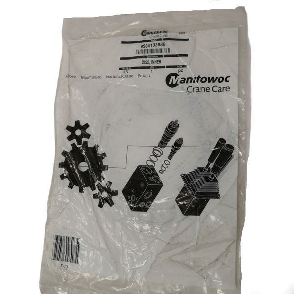 Disco Interior Manitowoc Refacción industrial 9904103988