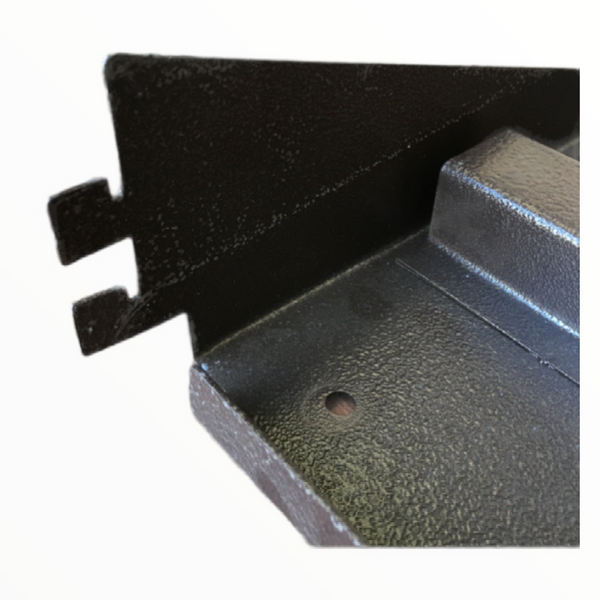 Repisas Para Gondola Charola Metalica Cafe 81.5x21.5x8 Cms