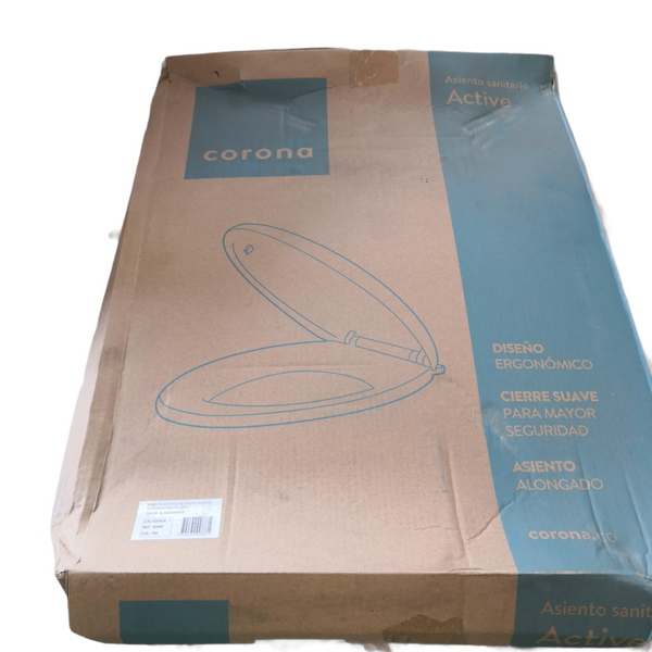 Taza Para Baño One Piece CORONA kit completo con asiento