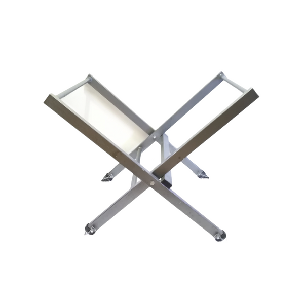 Base portátil tijera mesero porta charola abatible de metal usado