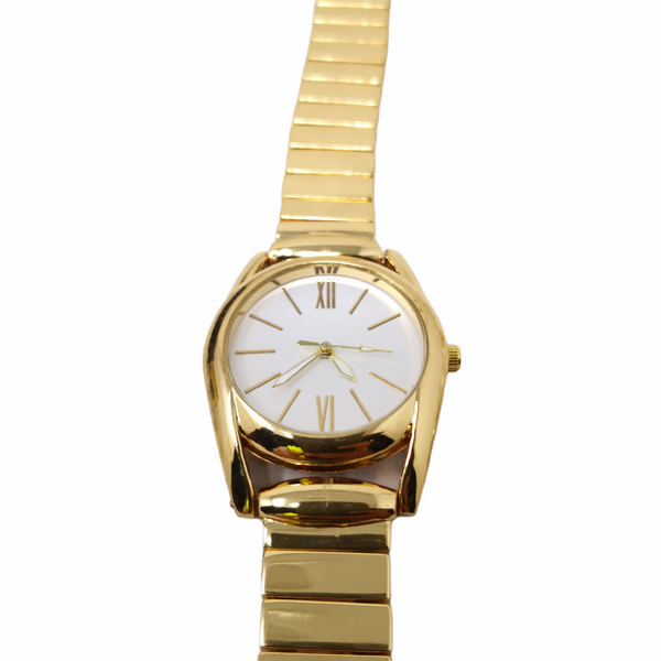 Reloj de pulso dama analógico dorado