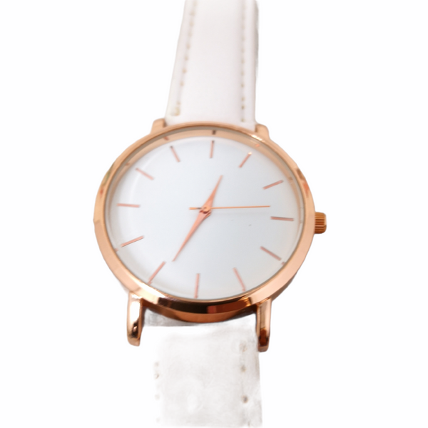 Reloj de pulso dama analógico correa textil colores