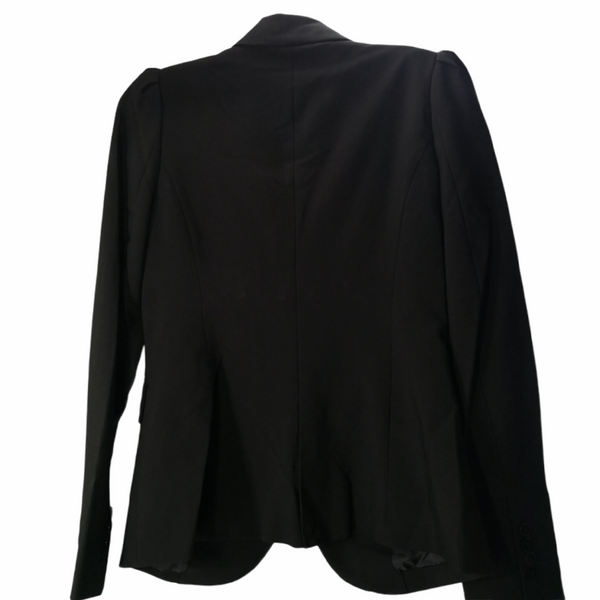 Saco Blazer para Dama moda Negro Talla S