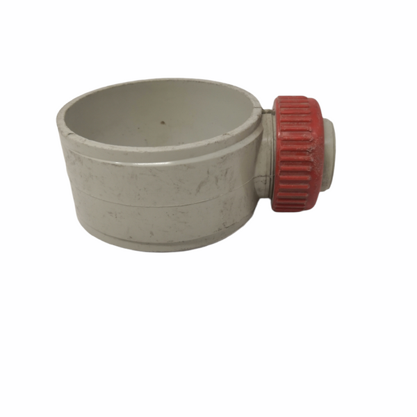 Abrazadera De PVC Con Embrague 10cm x 5altura