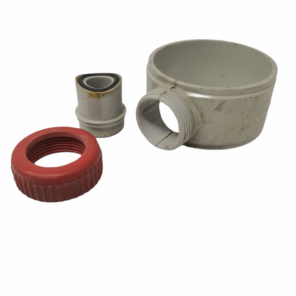 Abrazadera De PVC Con Embrague 10cm x 5altura