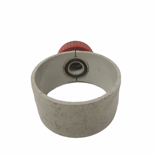 Abrazadera De PVC Con Embrague 10cm x 5altura