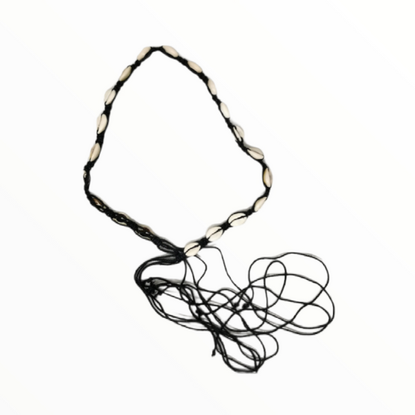 Cinturon Tejido Conchas Caracol