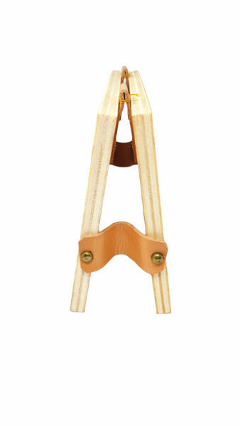 MINI CABALLETE PLEGABLE MADERA 20 cm publicidad banner