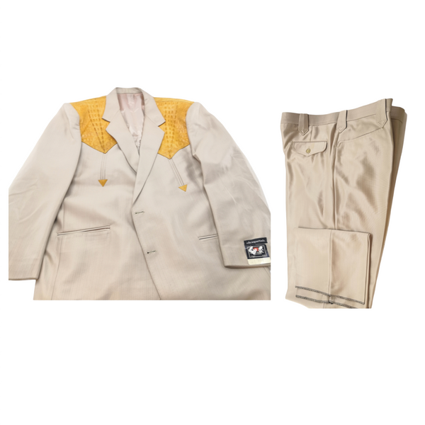 Traje Crazy Horse 2pz Vaquero Elegante Moderno