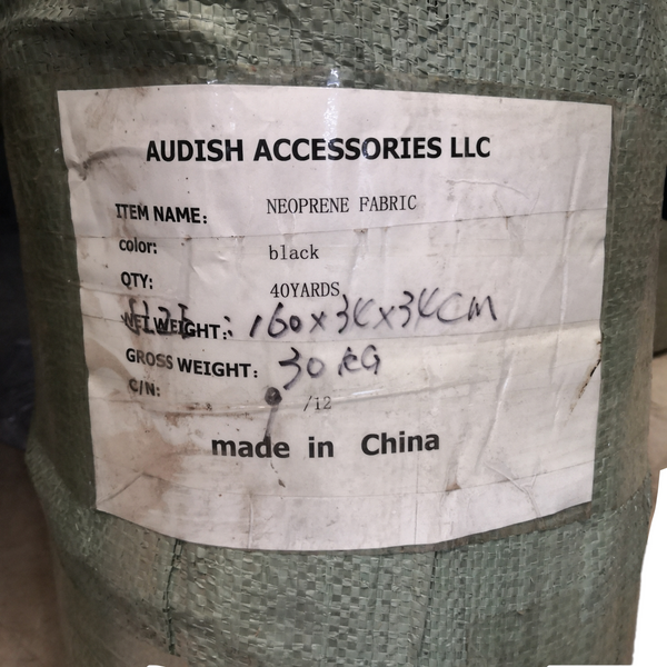 Rollo Tela Neopreno 1.50m x 40 yardas pza única remate