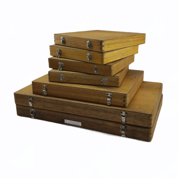 Cajas estuche de Madera Hule Protección Varios Tamaños