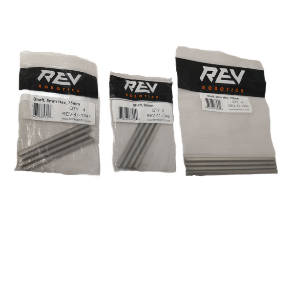 Eje hexagonal Acoplador fijador REV robotics