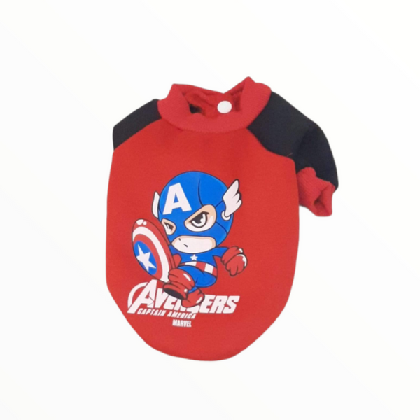 Ropa Perro Gato Sueter Mascota Super Heroes Talla Xs-S