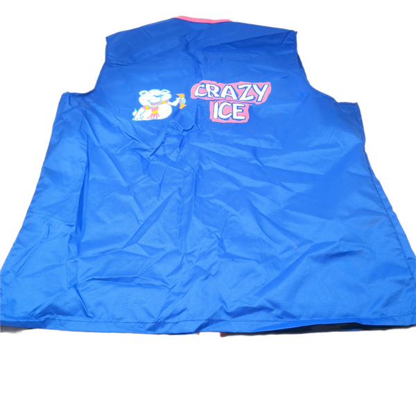 Chaleco Helados crazy-ice Unitalla Azul