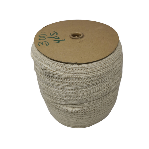 Bobina Entredós Bolillo Encaje Hilo Algodón 2cmx300 yds