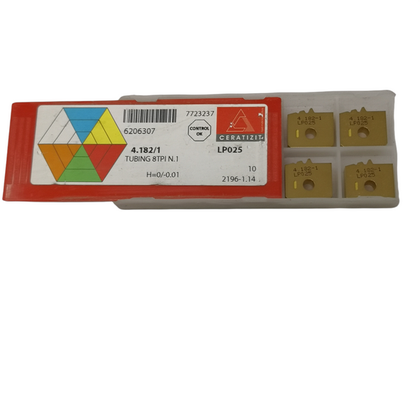 Inserto de carburo Ceratizit LP025 ASC150 pack 10pz