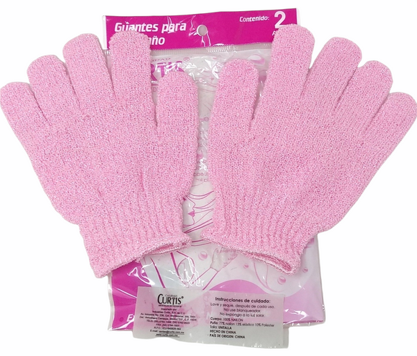 10 Pares De Guantes Para Baño Exfoliantes Curtis