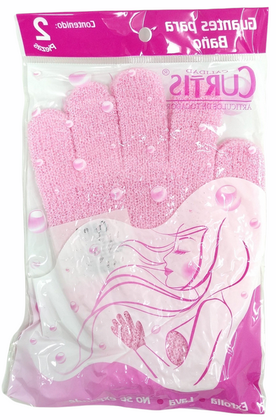 10 Pares De Guantes Para Baño Exfoliantes Curtis
