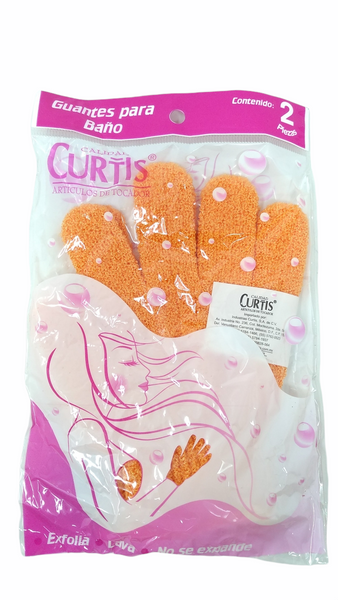 10 Pares De Guantes Para Baño Exfoliantes Curtis