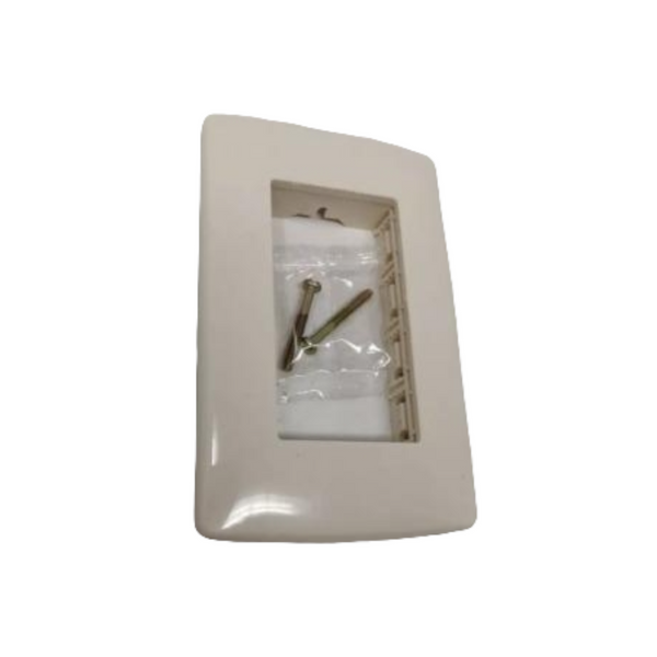 Paq 6 piezas Placa De 3 Ventanas Color Marfil C136 Cb204