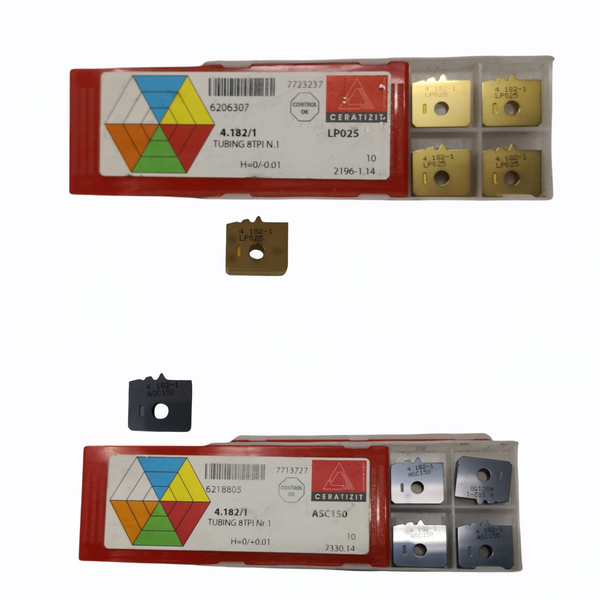 Inserto de carburo Ceratizit LP025 ASC150 pack 10pz