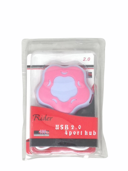 Usb Hub Multiconector Puertos Usb 2.0 Marca Rider Estrella