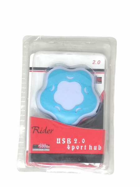 Usb Hub Multiconector Puertos Usb 2.0 Marca Rider Estrella