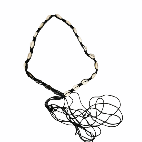 Cinturon Tejido Conchas Caracol