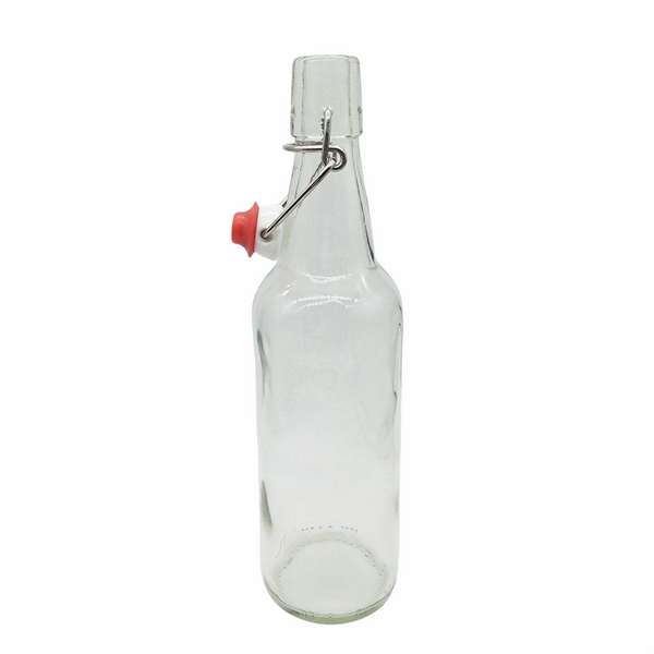 1 Botella De Vidrio + Tapón Mecánico 500ml