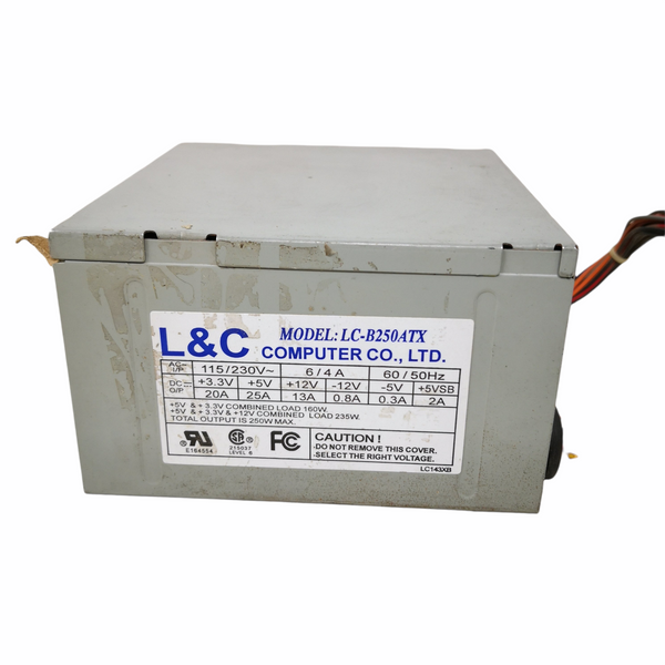 Fuente de poder 250 Watts 115/230V  4-6A usada