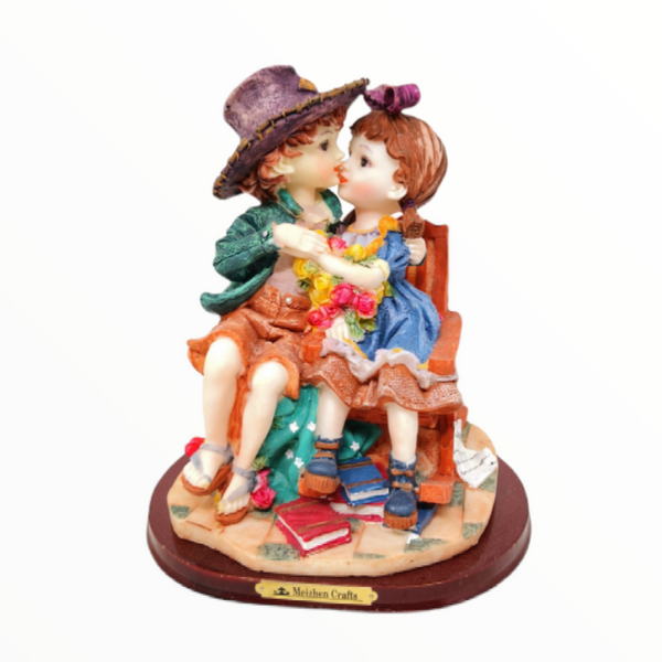 Figura Adorno Regalo Pareja Amorosa Poliresina