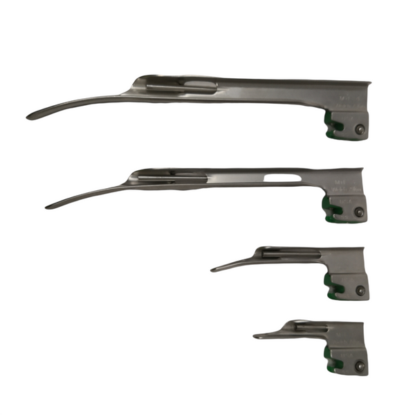 Hoja Laringoscopio Miller Fibra Óptica Welch Allyn PACK4