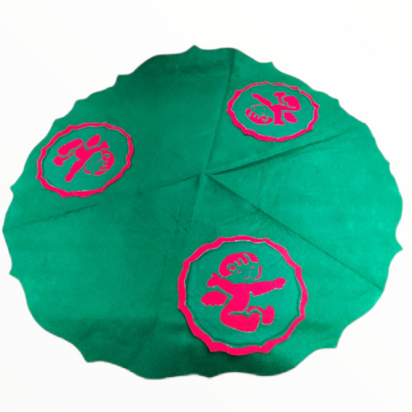 Pie Base Árbol Navideño Tapete Navidad Santa Treasures 86cm