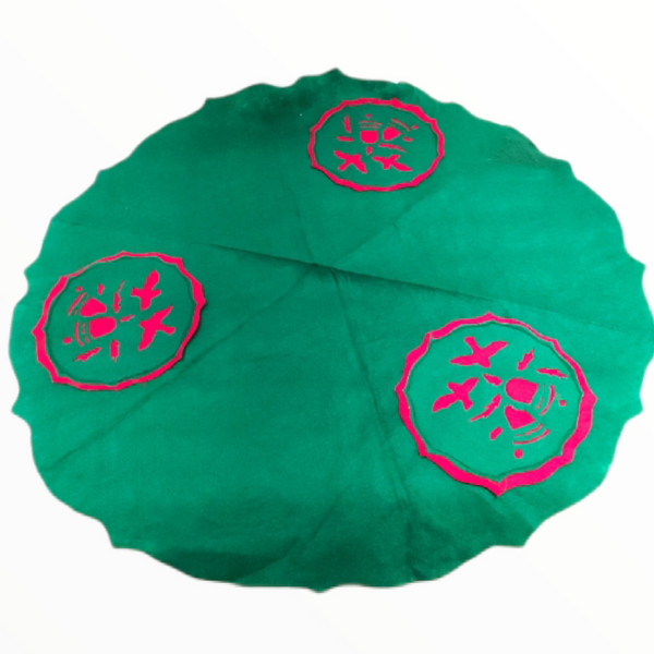 Pie Base Árbol Navideño Tapete Navidad Santa Treasures 86cm