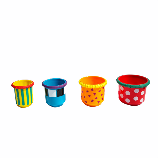 Juego De Vasos Logicos Didacticos Para Bebes Juguete Niños