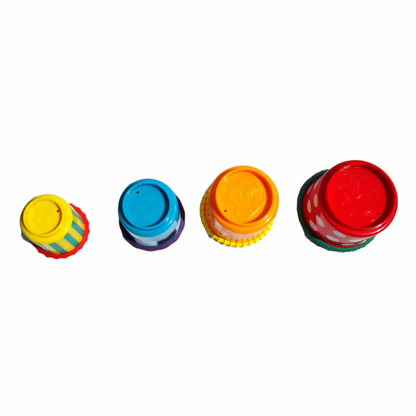 Juego De Vasos Logicos Didacticos Para Bebes Juguete Niños