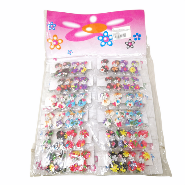 BROCHES MOÑO PARA CABELLO MUJERES  NIÑAS PAQ 48 PZA SURTIDO