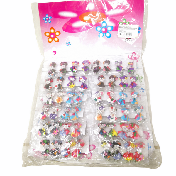 BROCHES MOÑO PARA CABELLO MUJERES  NIÑAS PAQ 48 PZA SURTIDO