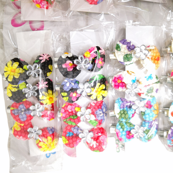 BROCHES MOÑO PARA CABELLO MUJERES  NIÑAS PAQ 48 PZA SURTIDO